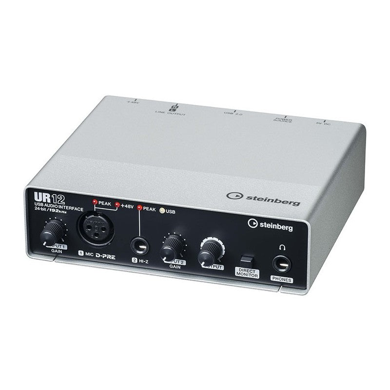 STEINBERG UR12 - 24-bit/192 kHz USB 2.0 audio interface
