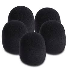 ON STAGE ASWS58-B5 Package of 5x Black Foam windscreen