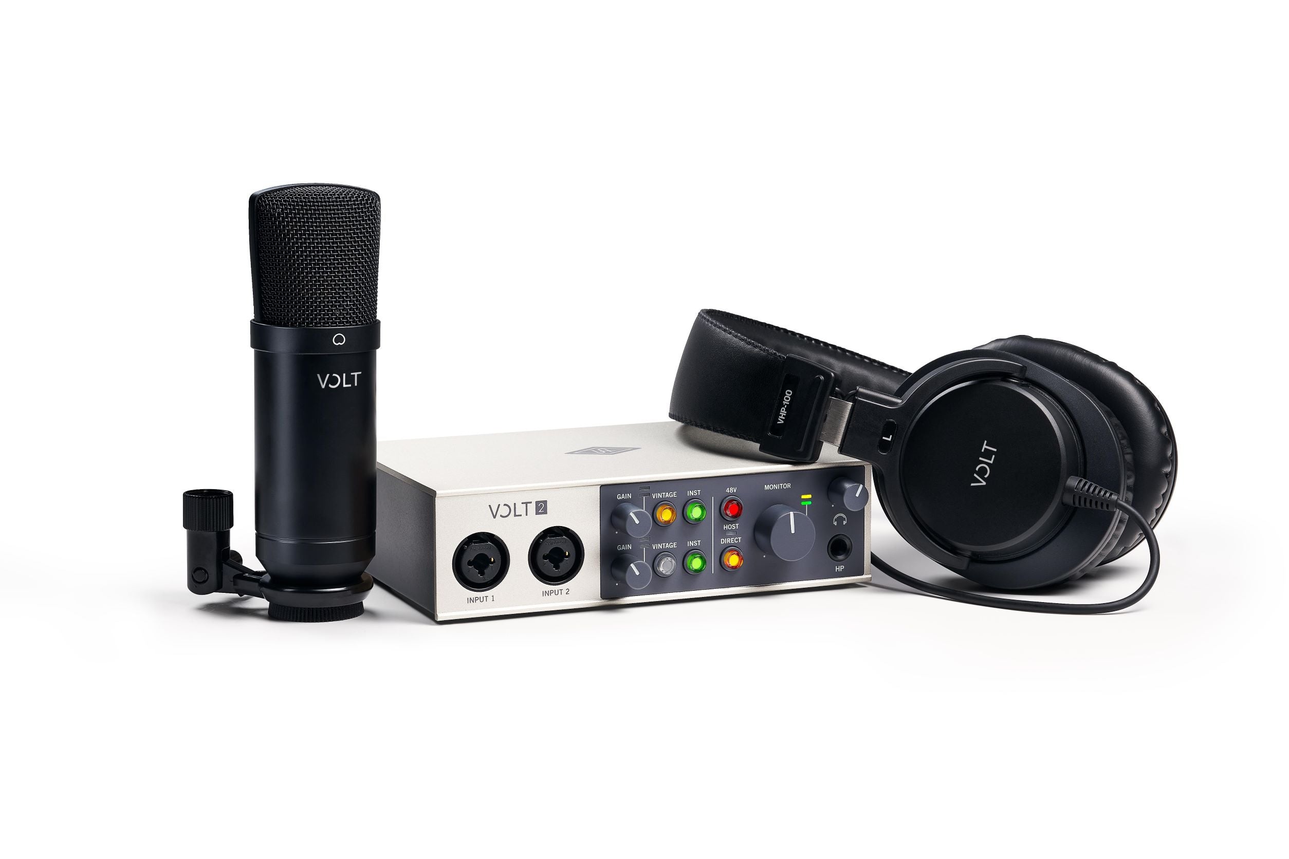 UNIVERSAL AUDIO VOLT-SB2 - Desktop 2-in/2-out USB 2.0 audio interface with Headphones and microphone