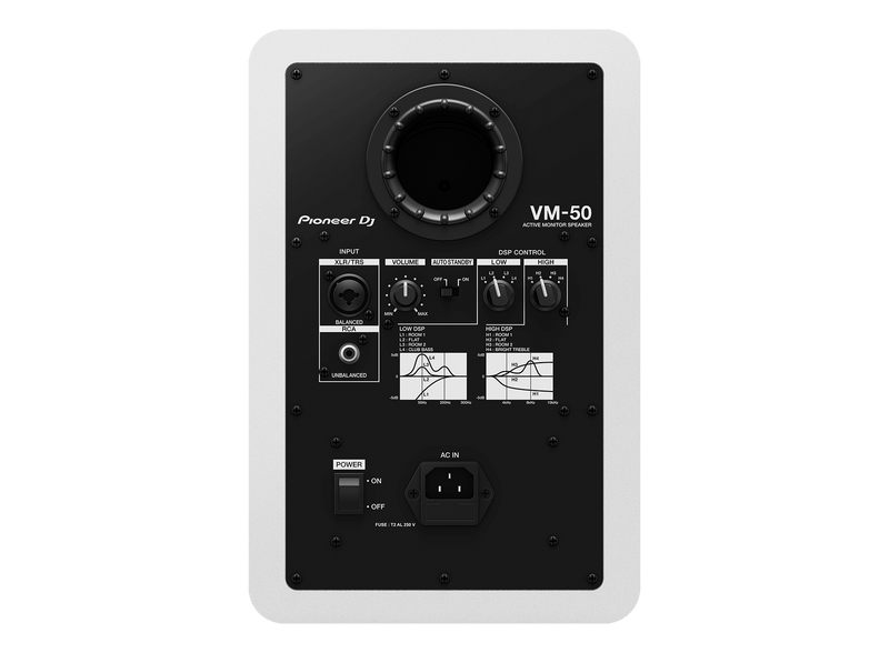 PIONEER DJ VM-50-W Professional DJ - 5'' Monitors with DSP