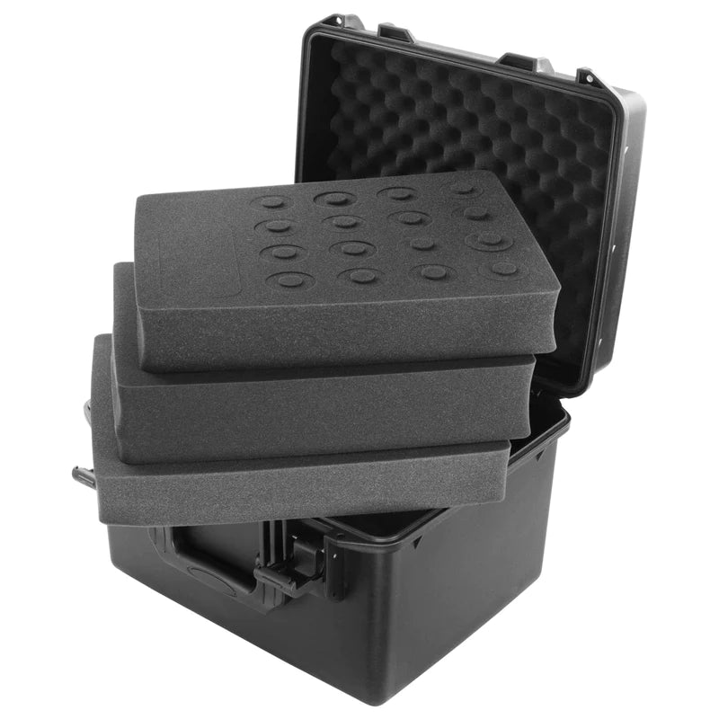 Odyssey VUMIC16 Wireless Case - dyssey VUMIC16 - Handheld Microphone Case (Holds 16) With Storage Compartment