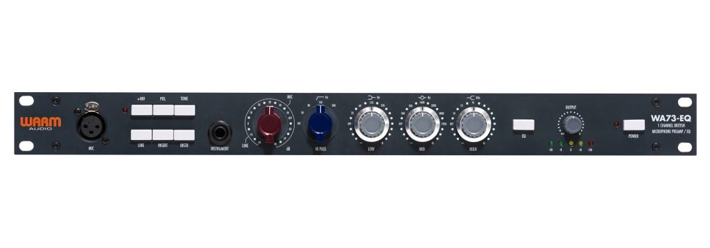 WARM WA-73EQ - British style Single channel mic preamp.