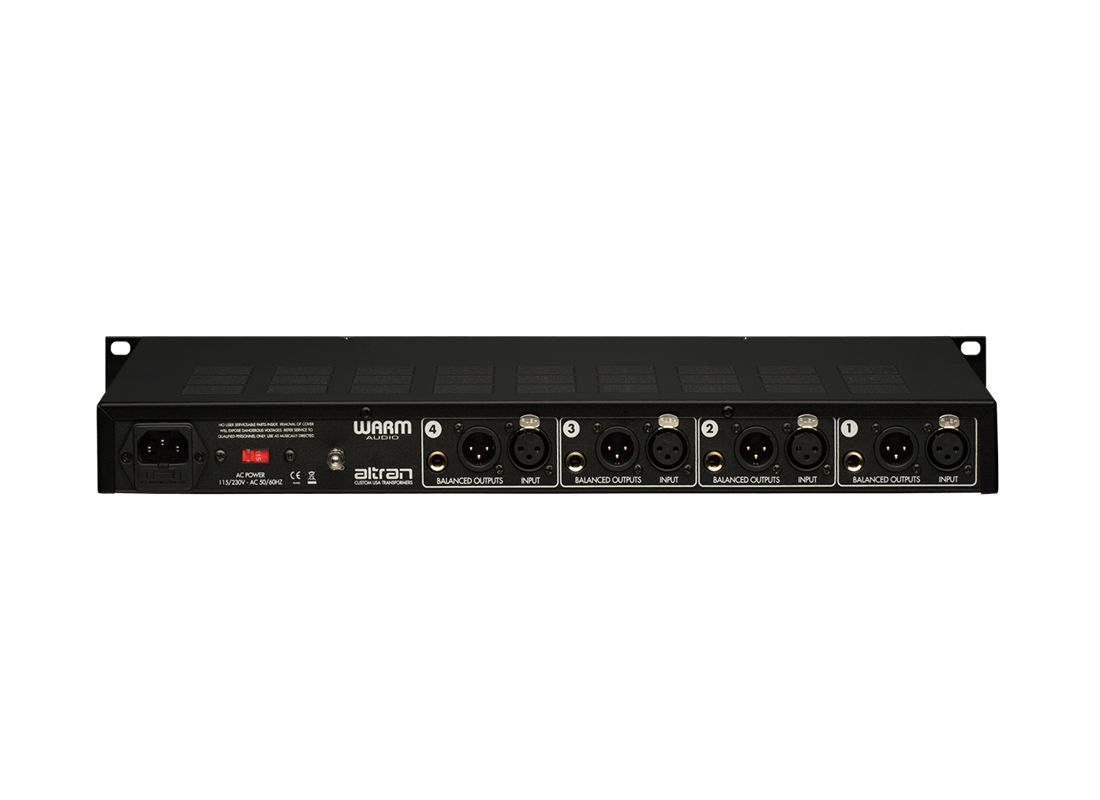 WARM WA412 - 4 Cannel mic preamp