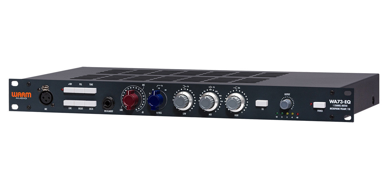 WARM WA-73EQ - British style Single channel mic preamp.