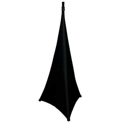 PROX-X-SP3SC-BL Speaker Scrim -Lycra Cover Scrim for Speaker Tripod or Lighting Stand 3 Sided - Black