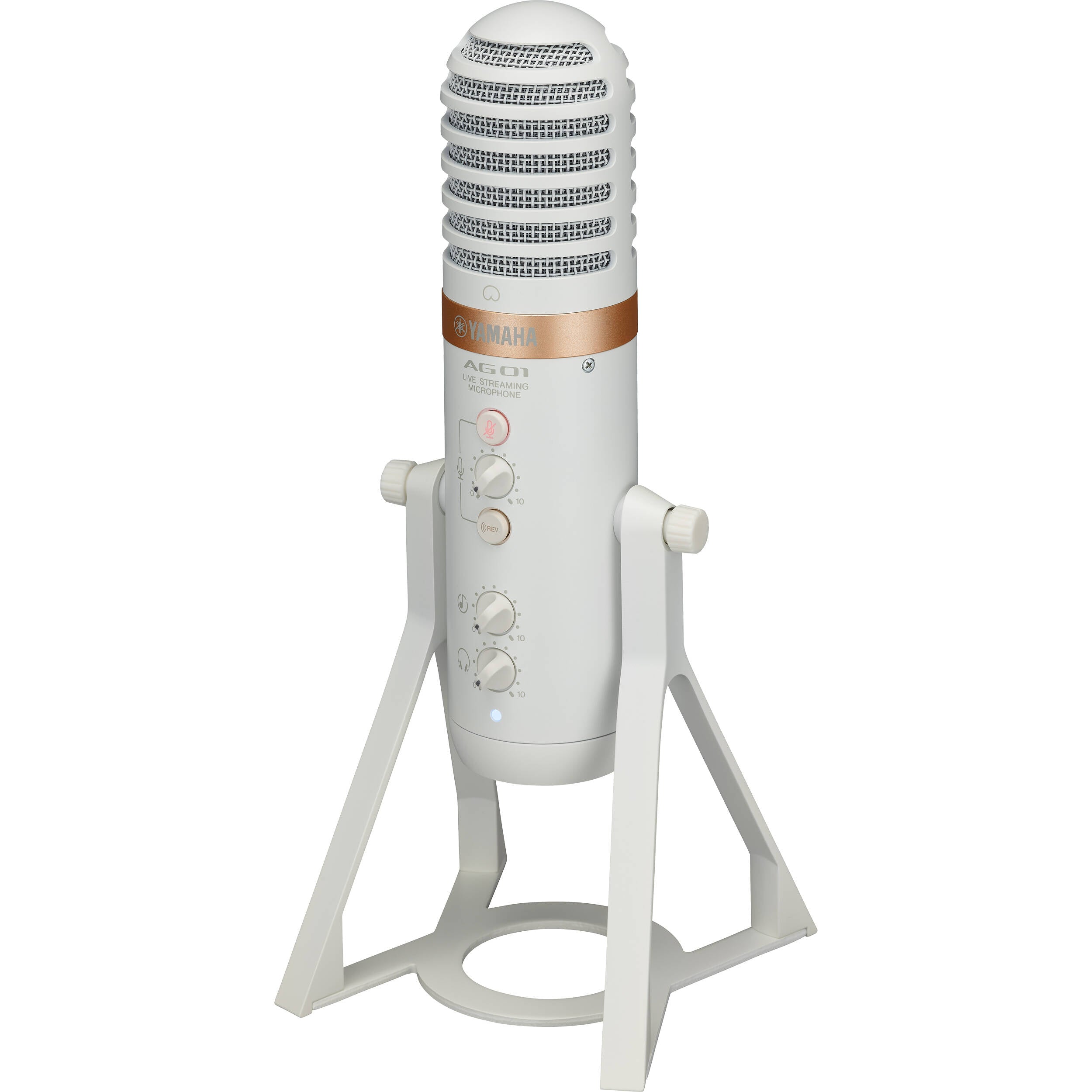 YAMAHA AG01 - A live streaming USB microphone with integrated high-performance mixer.