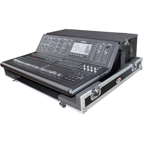 PRO-X- XS-MIDM32DHW - ProX XS-MIDM32DHW Flight Case For Midas M32 Live Mixer Console With Doghouse And Wheels