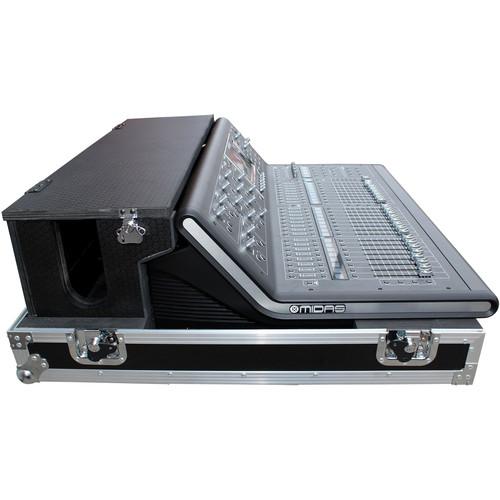 PRO-X- XS-MIDM32DHW - ProX XS-MIDM32DHW Flight Case For Midas M32 Live Mixer Console With Doghouse And Wheels