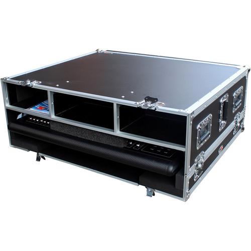 PRO-X- XS-MIDM32DHW - ProX XS-MIDM32DHW Flight Case For Midas M32 Live Mixer Console With Doghouse And Wheels