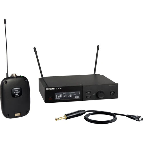 Shure SLXD14-J52 Wireless Instrument System - Shure SLXD14 Digital Wireless Guitar System (J52: 558 to 602 + 614 to 616 MHz)