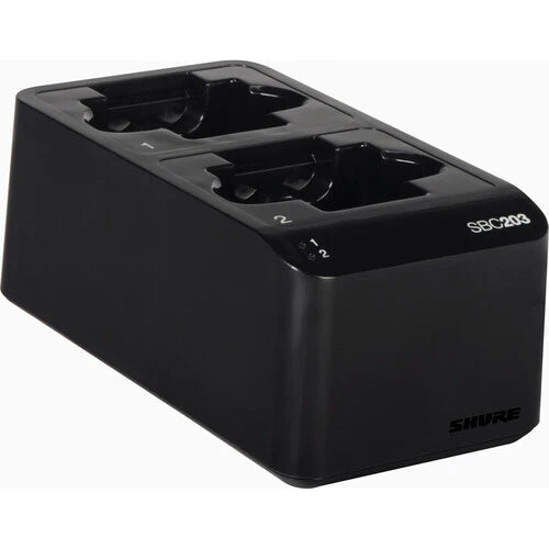 Shure SBC203-US Wireless Battery - Shure SBC203 Dual-Docking Recharging Station for SB903 Batteries & SLX-D Transmitters
