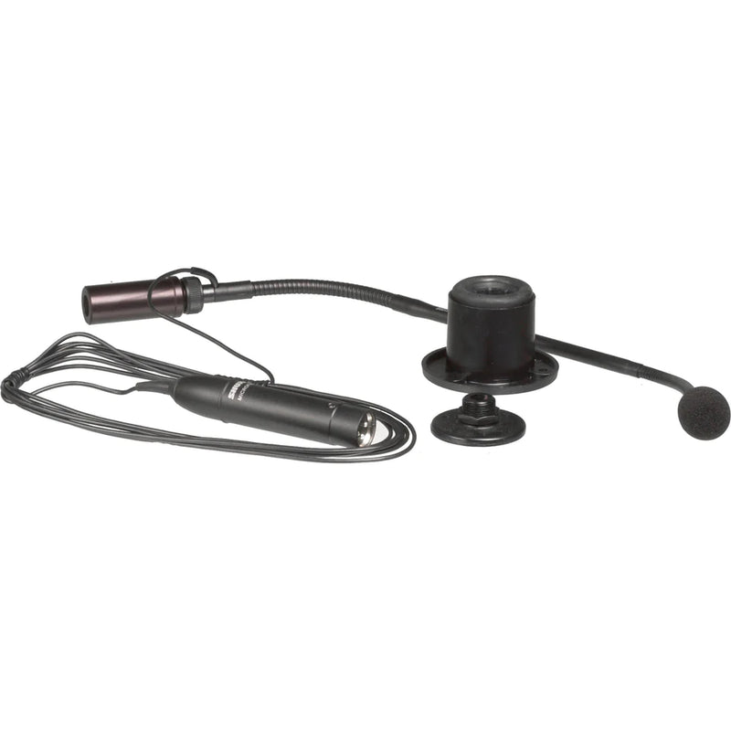 Shure MX412SE/S Microphone Gooseneck - Shure MX412SE/S - 12" Super-Cardioid Gooseneck Microphone with Flange Mount and 10 foot Side Exit Cable