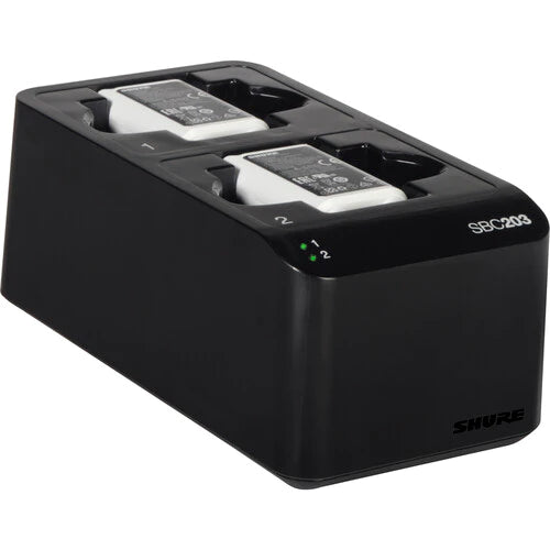 Shure SBC203-US Wireless Battery - Shure SBC203 Dual-Docking Recharging Station for SB903 Batteries & SLX-D Transmitters