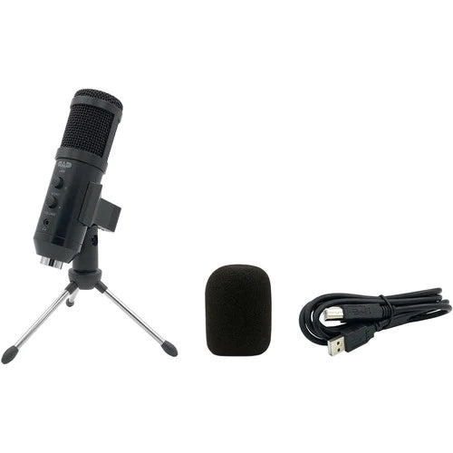 CAD AUDIO U49 USB Side Address Studio Mic W/ headphone Monitor & Echo - CAD U49 USB Studio Microphone with Headphone Jack & Gain Control