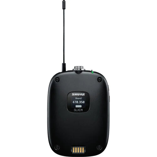 Shure SLXD14/153T-G58 Wireless Headset System - Shure SLXD14/153T Digital Wireless Omni Earset Microphone System (G58: 470 to 514 MHz)