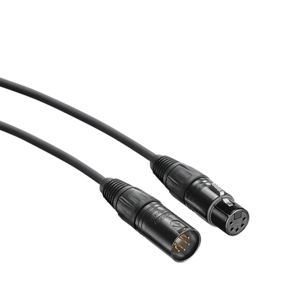 Neumann IC 5-MT Microphone cable, 33 ft (10 m), 5 pin XLR - Neumann IC 5 MT 5-pin Microphone Cable and Integrated Swivel Mount (32-feet) (10m) (Black)