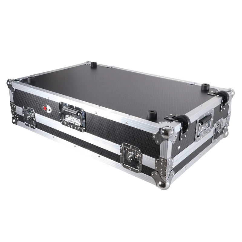 PRO-X- XS-XDJXZ W - Flight Case for Pioneer XDJ-XZ Standalone DJ System w/ Wheels (Silver)