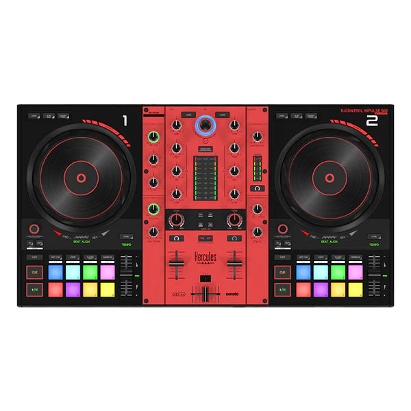 HERCULE DJ DJCONTROL INPULSE-500-RED / DJ Controller DJUCED & Serato compatible