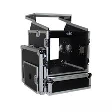 PRO-X- T-10MRLT MK2 - ProX T-10MRLT DJ Combo Flight Case w/ Laptop Shelf Amp Casters