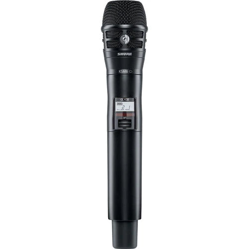 Shure QLXD2/KSM9HS-X52 Wireless Handheld Transmitter - Shure QLXD2/KSM9HS Digital Handheld Wireless Microphone Transmitter with KSM9HS Capsule (X52: 902 to 928 MHz)