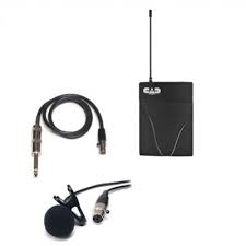 CAD AUDIO WX1610G UHF BP Mic w/E19,WXGTR,E29 - CAD WX1610G Wireless Bodypack System with Lavalier, Earworn Mic, and Guitar Cable (G: 542 to 564 MHz)