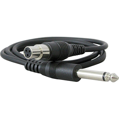 Galaxy Audio AS-GTR INSTRUMENT CABLE 1/4": INSTRUMENT CABLE 1/4": guitar/instrument cable, TA3F connector.