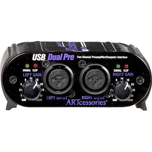 ART ProAudio USBDUALPREPS ART DUAL PREAMP W/USB-PROJCT SERIES - ART USBDUALPREPS USB Dual Pre USB 1.1 Digital Audio Interface with Dual Microphone Preamps