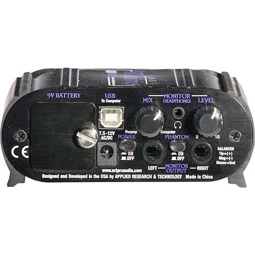 ART ProAudio USBDUALPREPS ART DUAL PREAMP W/USB-PROJCT SERIES - ART USBDUALPREPS USB Dual Pre USB 1.1 Digital Audio Interface with Dual Microphone Preamps