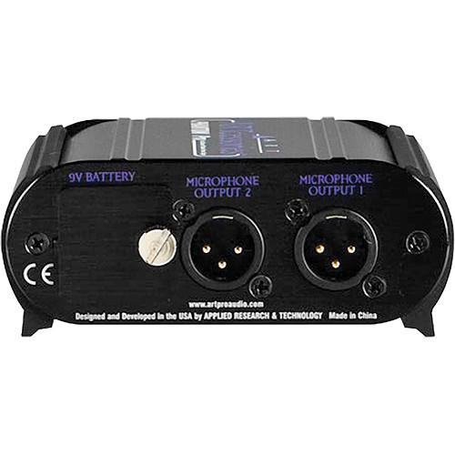 ART ProAudio PHANTOM2PRO ART - DUAL CH PHANTOM POWER SUPPLY - ART PHANTOM2PRO - Battery Operated Phantom Power Supply