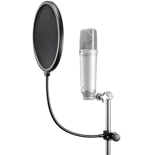 Neumann PS 20 A Popscreen, 20 cm (7.8" diameter) with 12" flexible gooseneck - Neumann PS 20 A Popscreen