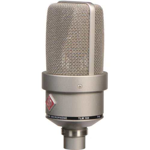 Neumann TLM 103-STEREO Stereo pair of TLM 103 and EA 1 with aluminum case - Neumann TLM 103 STEREO SET Cardioid Microphones (Nickel)