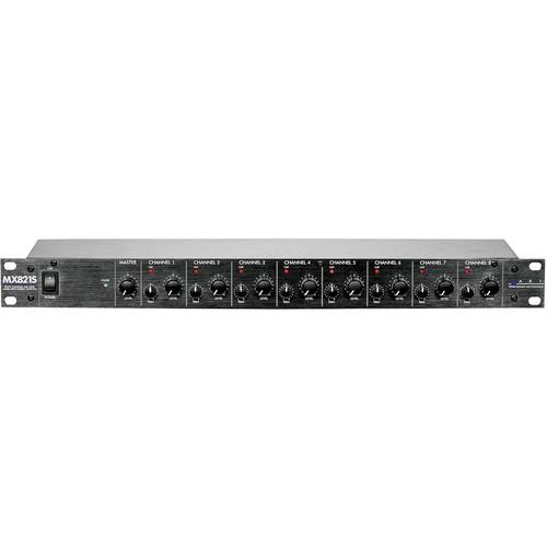 ART ProAudio MX821S 8 CH PERSONAL MIXER STEREO - ART MX821S 8-Channel Micline Mixer With Stereo Outputs