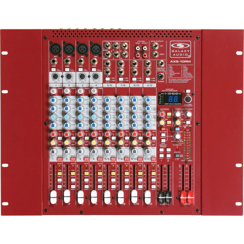 Galaxy Audio AXS-10RM Rackmount version of AXS-10. - Galaxy Audio AXS-10RM 12-Input Analog Audio Mixer - Rack Mountable