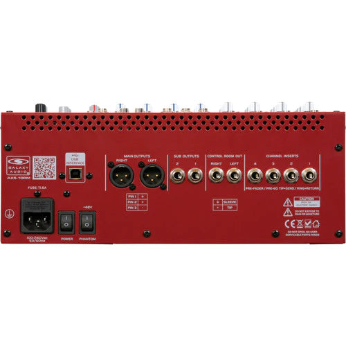 Galaxy Audio AXS-10RM Rackmount version of AXS-10. - Galaxy Audio AXS-10RM 12-Input Analog Audio Mixer - Rack Mountable