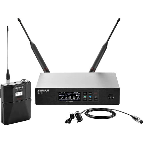 Shure QLXD14/83-G50 Wireless Lavalier System - Shure QLXD14/83 Digital Wireless Omnidirectional Lavalier Microphone System (G50: 470 to 534 MHz)