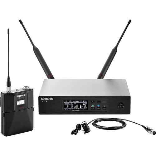 Shure QLXD14/84-G50 Wireless Lavalier System - Shure QLXD14/84 Digital Wireless Supercardioid Lavalier Microphone System (G50: 470 to 534 MHz)