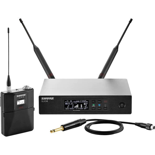 Shure QLXD14-H50 Wireless Instrument System - Shure QLXD14 Wireless Guitar System (H50: 534 to 598 MHz)