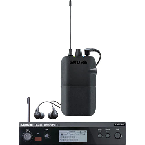 Shure P3TR112GR-H20 Monitor PSM - Shure P3TR112GR-H20 Stereo Personal Monitor System with IEM (H20: 518-541 MHz)