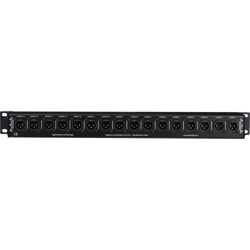 ART ProAudio P16 ART XLR 16 CH PATCH BAY - 1U - ART P16 Rackmount Balanced XLR Patch Bay