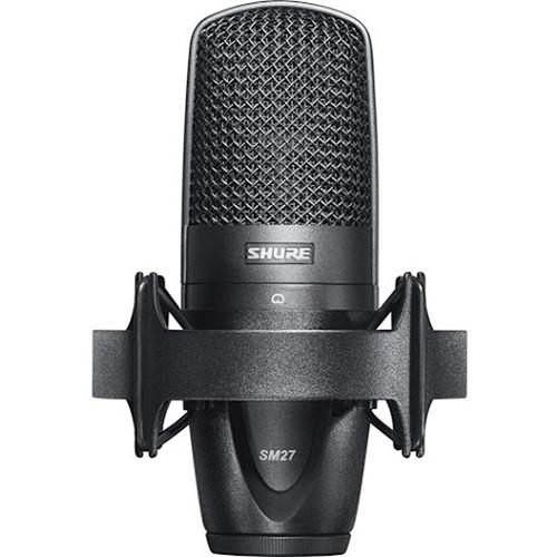 Shure SM27-SC Microphone Studio Condenser - Shure SM27-SC Large Diaphragm Wired Microphone
