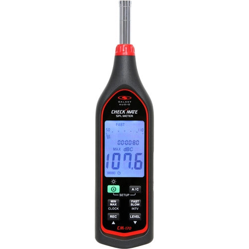 Galaxy Audio CM-170 Sound Pressure Level Meter: CM-170 Logging Sound Pressure Level Meter with USB cable