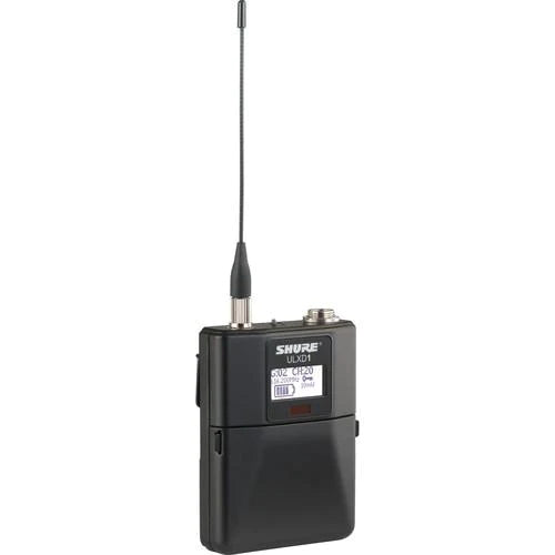 Shure ULXD1-X52 Wireless Bodypack Transmitter - Shure ULXD1 Digital Wireless Bodypack Transmitter with TA4M (X52: 902 to 925 MHz)