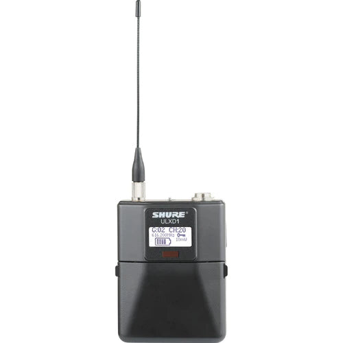 Shure ULXD1LEMO3-V50 Wireless Bodypack Transmitter - Shure ULXD1LEMO3-V50 Digital Wireless Bodypack Transmitter with LEMO3 (V50: 174 to 216 MHz)