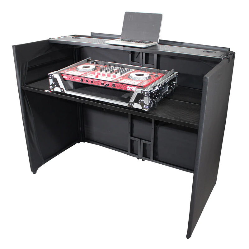 PRO-X- XF-Mesa Media MK2 - ProX XF-MESAMEDIAMK2 DJ Façade Table Workstation