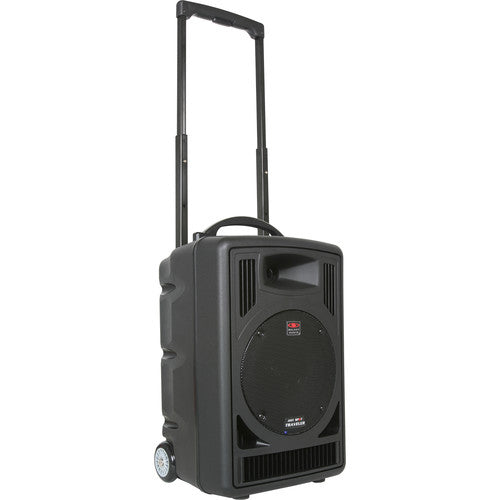 Galaxy Audio TV8-00000000 TRAVELER 8: 120 watts max, 8" woofer, 1" horn, XLR/14" input, 1/4" input, built in bluetooth, RCA line in each with their own w/volume