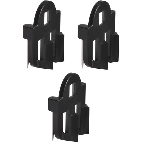 Shure RPM40SVM/B Microphone Tie Clip - Shure RPM40SVM/B Vampire Sticky Mount for TwinPlex Lavalier Microphones 3-Pack - Black