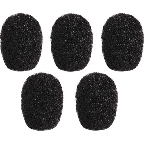 Shure RPM40WS/B Microphone Windscreen - Shure RPM40WS/B Windscreen for TL/TH TwinPlex Microphones 5-Pack - Black