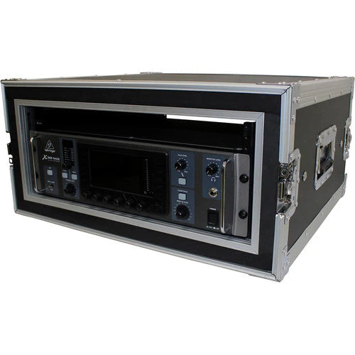 PRO-X- T-4RSP - ProX T-4RSP Shockproof ATA Amp Rack Flight Case (20" Depth, 4 RU)