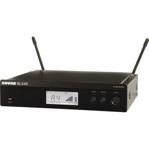 Shure BLX4R-J11 Wireless Receiver - Shure BLX4R Rackmount Wireless Receiver (J11: 596 to 616 MHz)