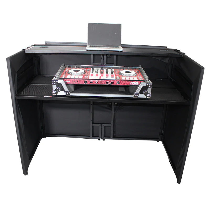 PRO-X- XF-Mesa Media MK2 - ProX XF-MESAMEDIAMK2 DJ Façade Table Workstation